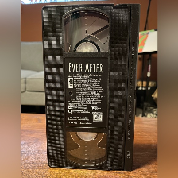 🧚♀️ Vintage Ever After 1998 Fox Drew Barrymore Video Cassette Tape 🧚♀️ - Picture 2 of 5